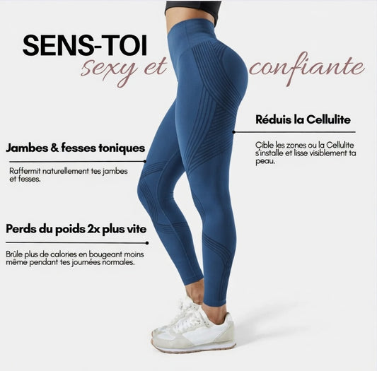 Legging 3D Bleu