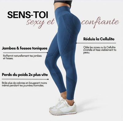 Legging 3D Bleu